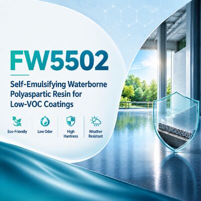 FW5502: Resina poliaspártica autoemulsificante à base de água para revestimentos com baixo teor de VOC