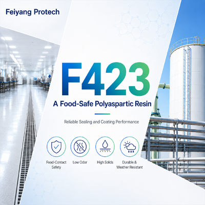 F423 — Uma resina poliaspártica segura para alimentos para desempenho confiável de vedação e revestimento